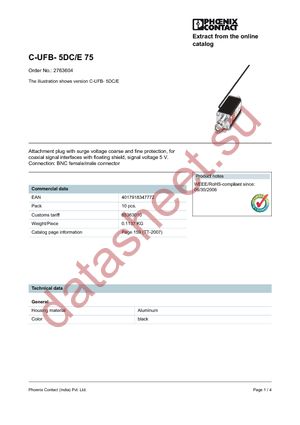 2763604 datasheet  